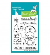 Lawn Fawn Yeti, Set, Go stamp set